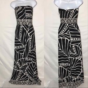 Strapless Stretchy Maxi Dress